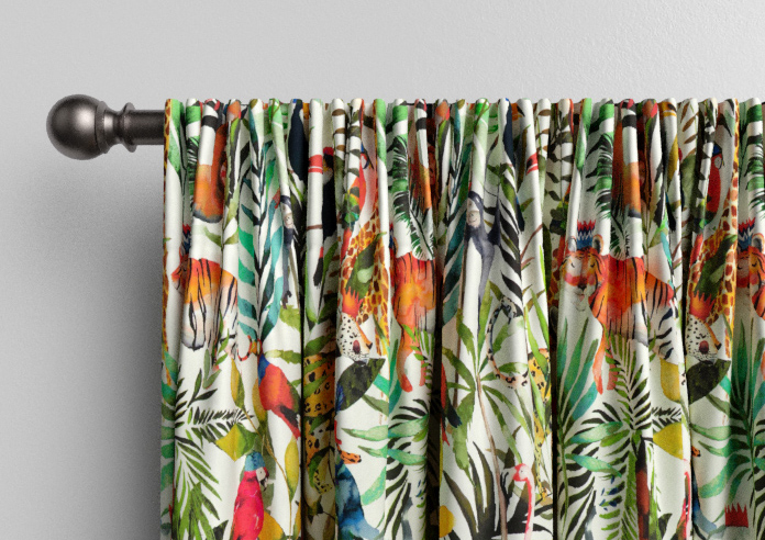 King of the Jungle, Safari - Made to Measure Curtains - Image 9